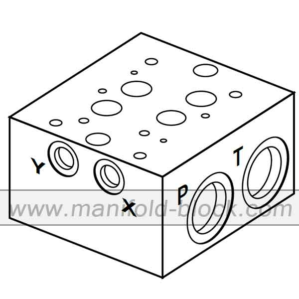 Hydraulic Subplate SP16S Valve Side