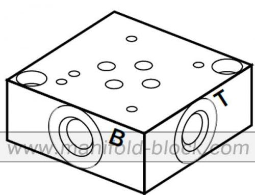 D03 Hydraulic Subplate, Bottom Ported SP6S