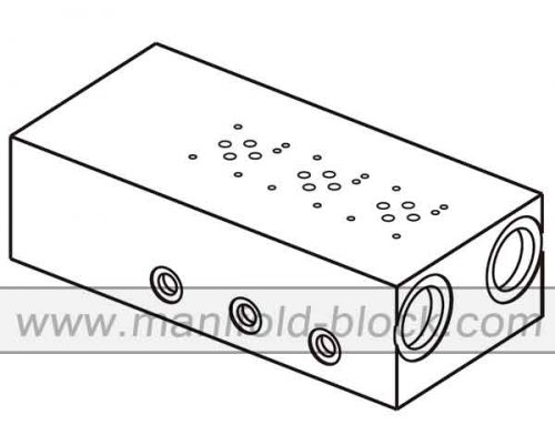 Hydraulic Valve Manifold, D03 Normal Flow Manifold ABM6PNB